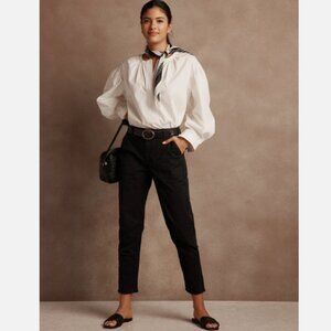 Banana Republic Black Straight-Leg Pants